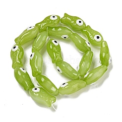 Handmade Transparent Glass Beads&nbsp;GLAA-N0028-03J