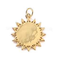 Brass Enamel Pendants&nbsp;KK-P204-16G