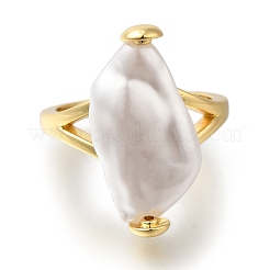 Rack Plating Brass Finger Rings for Women&nbsp;RJEW-C112-02G