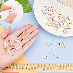 Alloy Enamel Pendants&nbsp;ENAM-SC0001-21