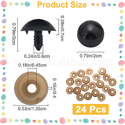 Resin Craft Doll Eyes&nbsp;DIY-GF0009-70A