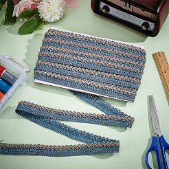 Polyester Braided Ribbons&nbsp;OCOR-WH0070-17D