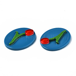 Opaque Acrylic & Resin Cabochons&nbsp;KY-Q058-018