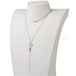 Natural Mixed Gemstone Pendant Necklaces&nbsp;NJEW-JN02268