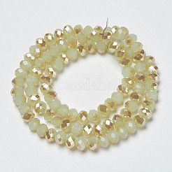 Electroplate Glass Beads Strands&nbsp;EGLA-A034-J3mm-K02