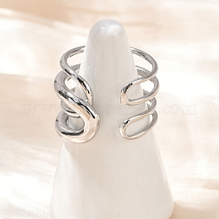 304 Stainless Steel Cuff Rings&nbsp;RJEW-P153-05P