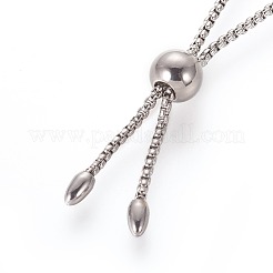 304 Stainless Steel Bolo Bracelets&nbsp;BJEW-E371-02ASP