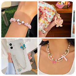8Pcs 8 Styles 304 Stainless Steel Enamel Pendants&nbsp;STAS-TA0005-77