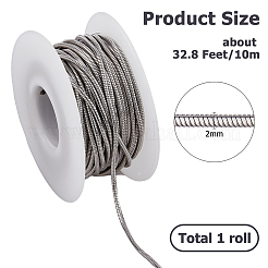 10M 304 Stainless Steel Round Snake Chains&nbsp;CHS-HS0001-01B