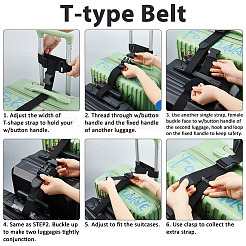 2Pcs Nylon Luggage Straps&nbsp;AJEW-WH0752-696A