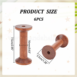 Wood Bobbins&nbsp;DIY-WH0430-808B