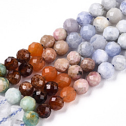 Natural & Synthetic Mixed Gemstone Beads Strands&nbsp;G-D080-A01-01-27