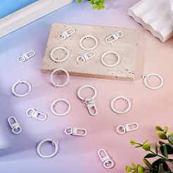 10Pcs Zinc Alloy Baking Paint Swivel Snap Hooks Clasps&nbsp;FIND-TADJ0001-27I