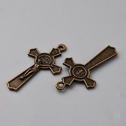 Tibetan Style Zinc Alloy Big Pendants&nbsp;FIND-WH0139-920AB