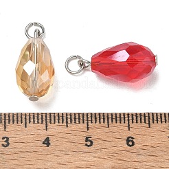 15Pcs Electroplate Glass Pendants&nbsp;PALLOY-JF03011