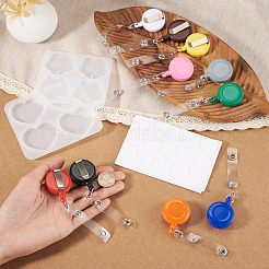 2Pcs 2 Styles DIY Pendant Silicone Molds&nbsp;DIY-TA0015-24