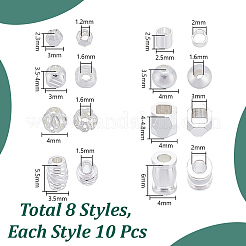 80Pcs 8 Styles Brass Spacer Beads&nbsp;KK-NB0004-08