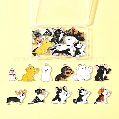 22Pcs 11 Styles Rack Plating Alloy Enamel Pendants&nbsp;FIND-FS0002-76