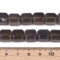 Natural Grey Agate Beads Strands&nbsp;G-N353-03A-01