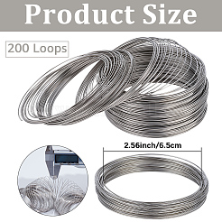 200 Circles Memory Wire&nbsp;TWIR-CN0001-01