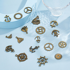 108PCS 18Style Alloy Pendants&nbsp;FIND-FH0008-43