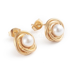 304 Stainless Steel Stud Earrings&nbsp;EJEW-F246-02G