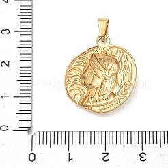 304 Stainless Steel Pendants&nbsp;STAS-B141-11G