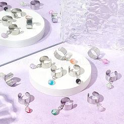 304 Stainless Steel Open Cuff Rings&nbsp;RJEW-UN00029