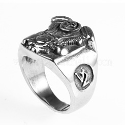 316L Surgical Stainless Steel Punk Style Finger Rings for Men&nbsp;FS-WGA49E5-05