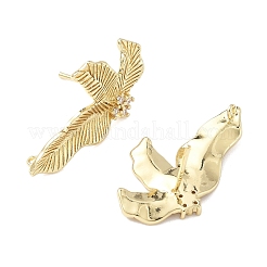 Brass Micro Pave Clear Cubic Zirconia Stud Earring Findings&nbsp;LS-KK-Z106-02G-04