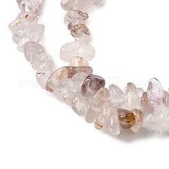 Natural Lodolite Quartz Beads Strands&nbsp;G-H315-A01-01