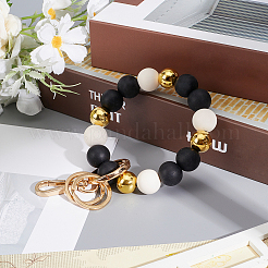 1Pc Zinc Alloy & Silicone Mobile Phone Straps&nbsp;HJEW-PA0001-01C