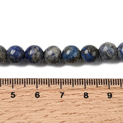 Natural Lapis Lazuli Beads Strands&nbsp;G-J396-8mm
