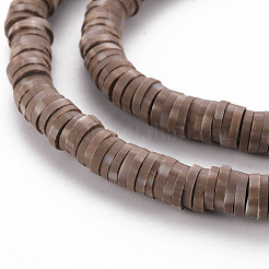 Handmade Polymer Clay Beads Strands&nbsp;X-CLAY-TD001-003B