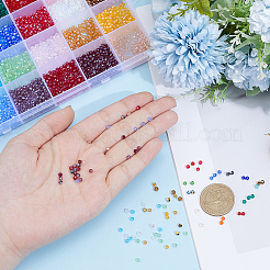 4800Pcs 24 Colors Transparent Electroplate Glass Beads&nbsp;EGLA-PA0001-29A