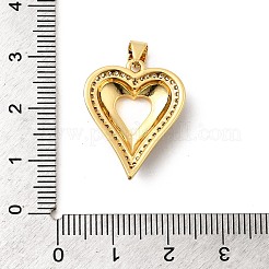 Brass Micro Pave Cubic Zirconia Pendants&nbsp;KK-A266-04C-G