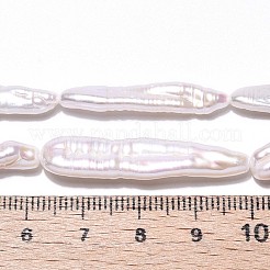 Natural Baroque Pearl Keshi Pearl Beads Strands&nbsp;PEAR-S010-30-02