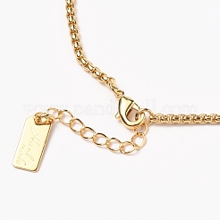 Brass Box Chain Bracelets&nbsp;BJEW-H537-04G