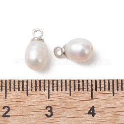 Natural Cultured Freshwater Pearl Pendants&nbsp;PALLOY-JF05438-02