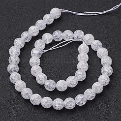 Synthetic Crackle Quartz Beads Strands&nbsp;G-SF10MM-43