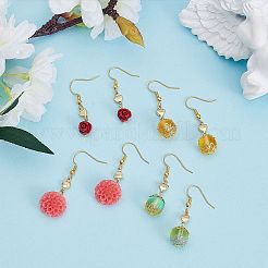 DIY Heart Drop Earring Making Kit&nbsp;DIY-SZ0007-66