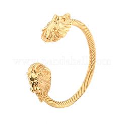 316 Surgical Stainless Steel Cuff Bangles&nbsp;BJEW-K126-02G