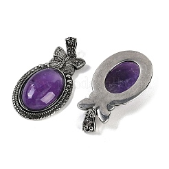 Natural Amethyst Pendants&nbsp;G-I370-09AS-07