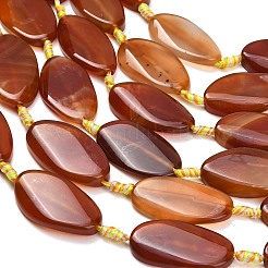 Natural Banded Agate Beads Strands&nbsp;G-F825-H01-03A
