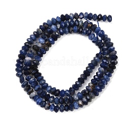 Natural Sodalite Beads Strands&nbsp;G-B175-A10-2x4mm