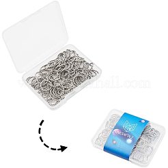 304 Stainless Steel Open Jump Rings&nbsp;STAS-UN0001-52P