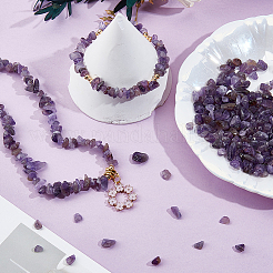 2 Strands Natural Amethyst Chip Beads Strands&nbsp;G-PA0001-57