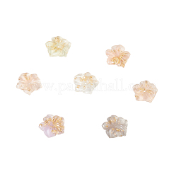 30Pcs 5 Colors Transparent Resin Cabochons&nbsp;RESI-CJ0001-186