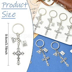 20Pcs Alloy Pendant Keychain&nbsp;KEYC-YW00254