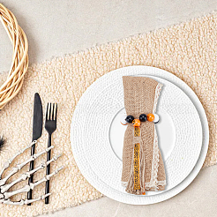 Wood Beaded Napkin Ring&nbsp;AJEW-PH01539
